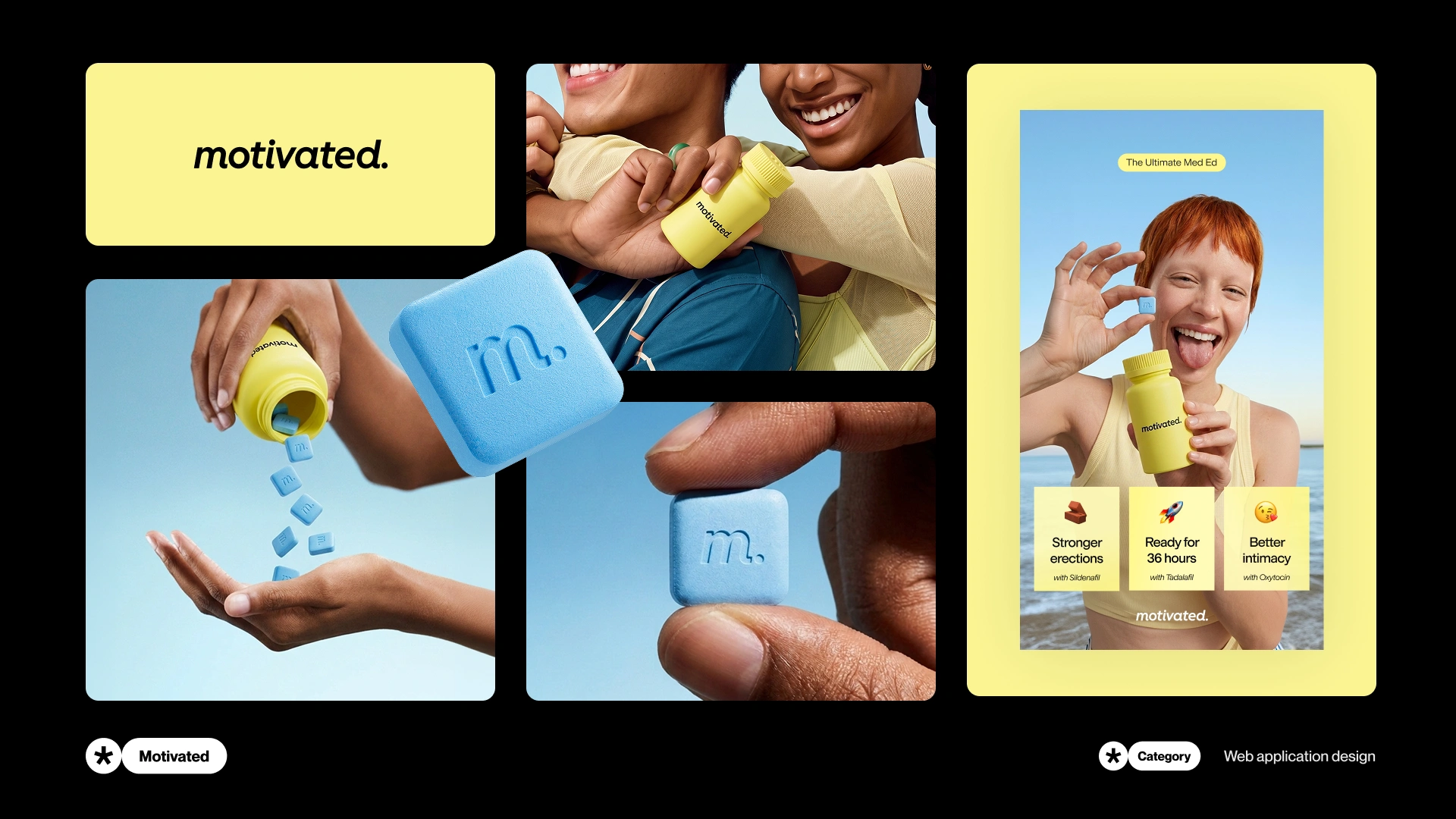 Meta advertising campaign materials for Motivated: Project preview by Nejc Ovnik (NEITS)