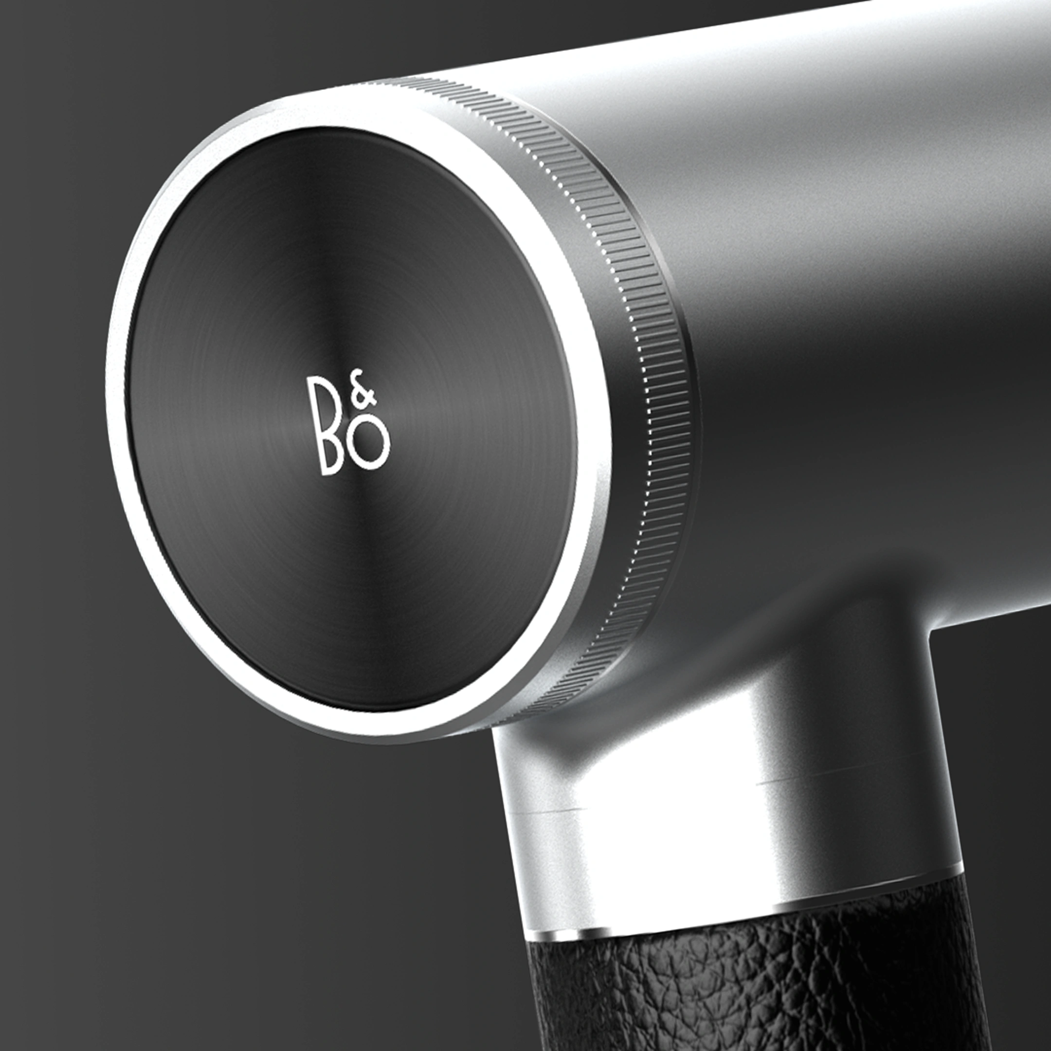 Concept design of massage gun for Bang & Olufsen: The final concept massage gun for Bang & Olufsen by Nejc Ovnik (NEITS)