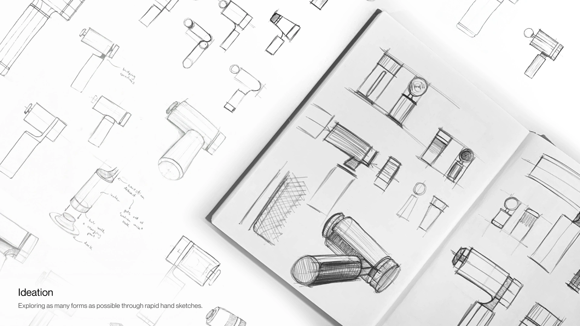 Concept design of massage gun for Bang & Olufsen — Case Study Showcase by Nejc Ovnik (Neits)