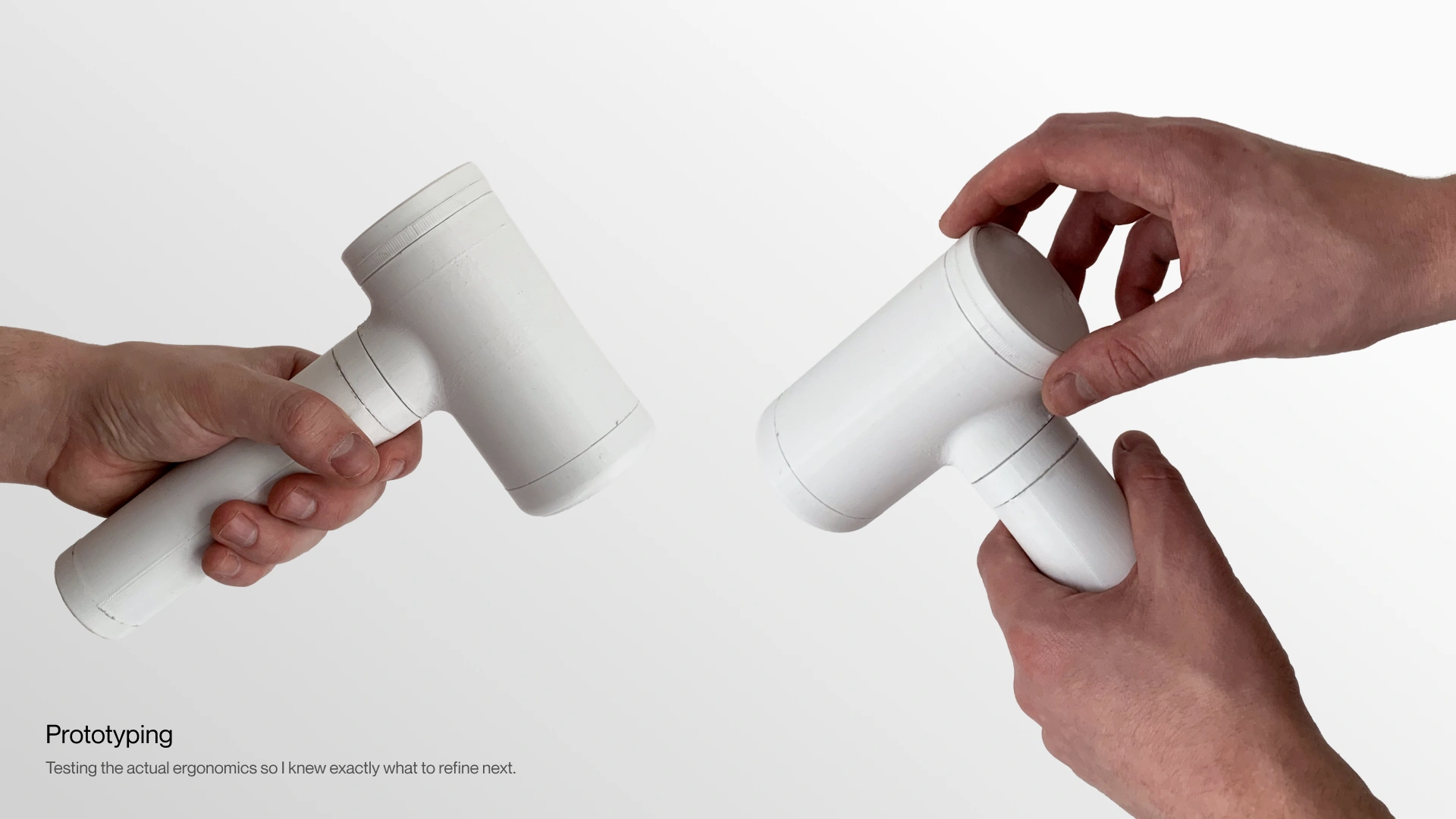 Concept design of massage gun for Bang & Olufsen — Case Study Showcase by Nejc Ovnik (Neits)