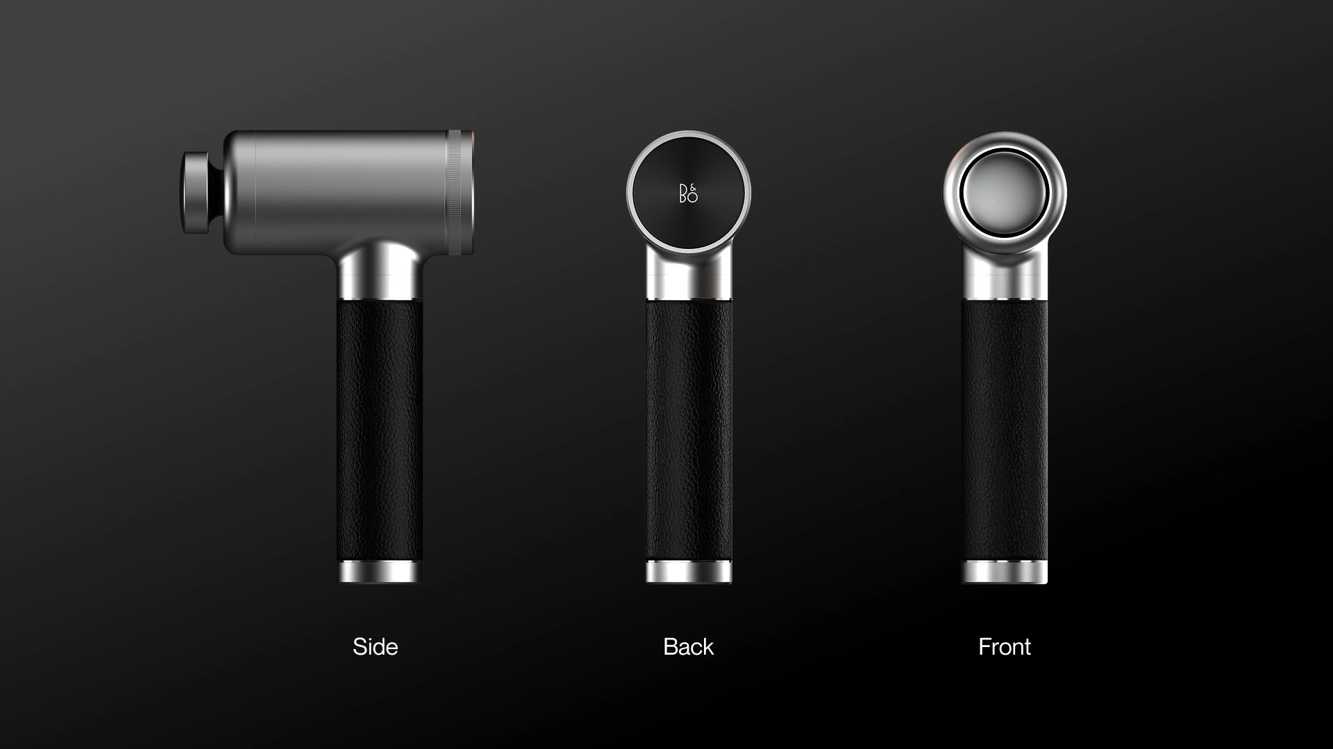 Concept design of massage gun for Bang & Olufsen — Case Study Showcase by Nejc Ovnik (Neits)