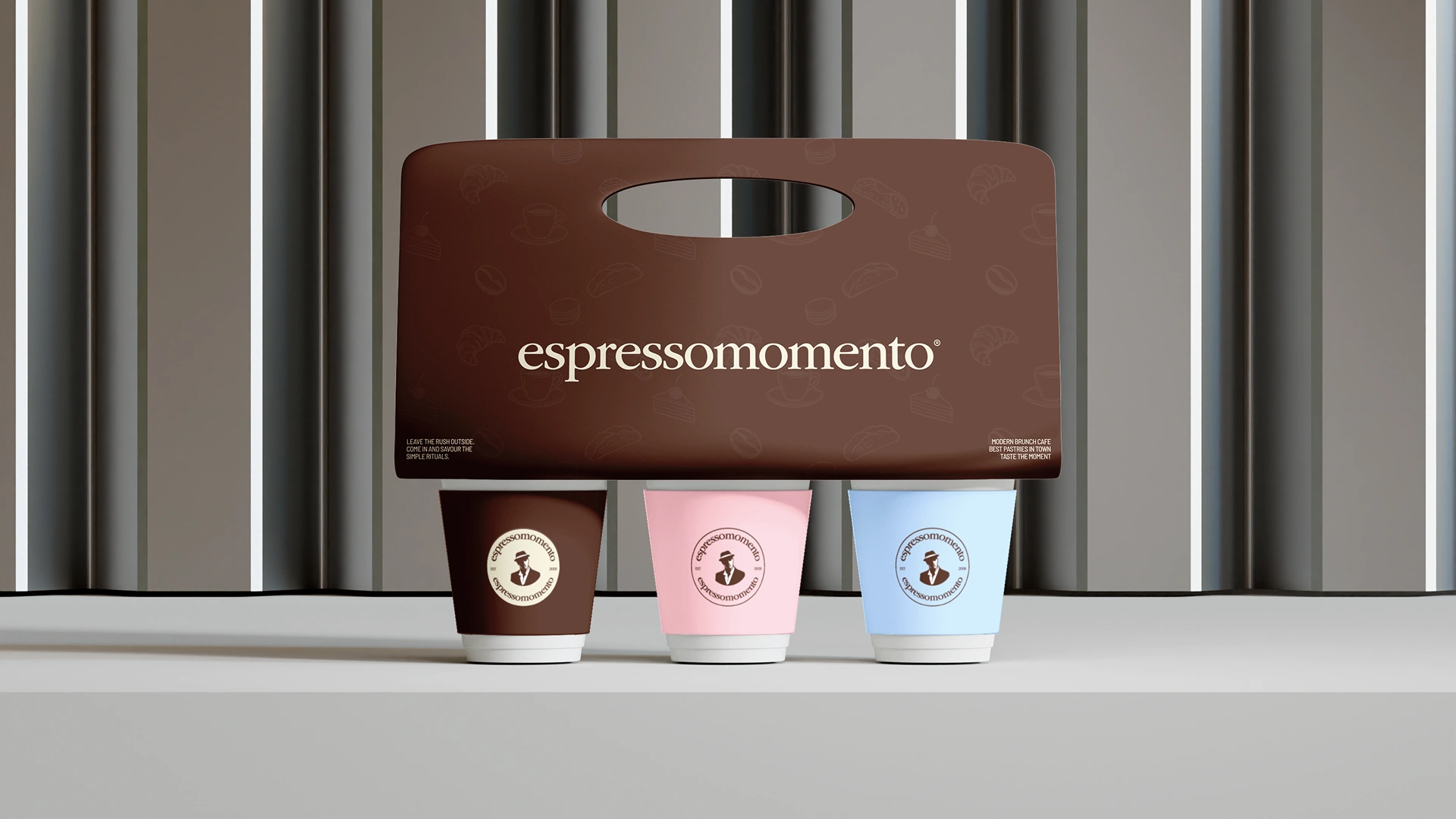 Café branding & visual identity for Espresso Momento: Giving Espresso Momento a face of its own by Nejc Ovnik (NEITS)