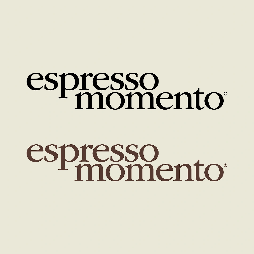Café branding & visual identity for Espresso Momento: One mark with several ways to use it by Nejc Ovnik (NEITS)