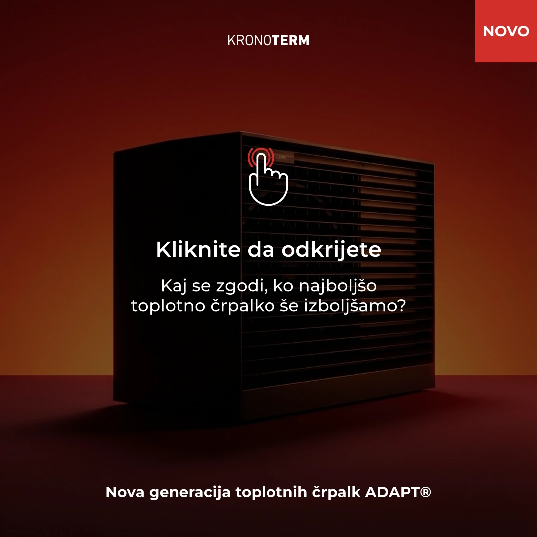 KRONOTERM performance design creatives & system for Meta: Kronoterm Ads creatives used on Meta platforms for the launch of the ADAPT 2 heat pump. by Nejc Ovnik (NEITS)