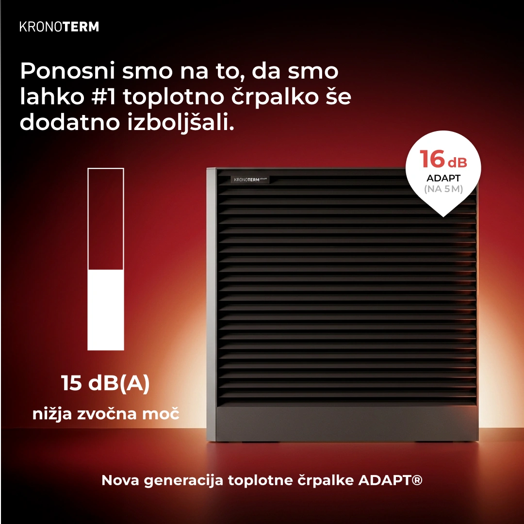 KRONOTERM performance design creatives & system for Meta: Kronoterm Ads creatives used on Meta platforms for the launch of the ADAPT 2 heat pump. by Nejc Ovnik (NEITS)
