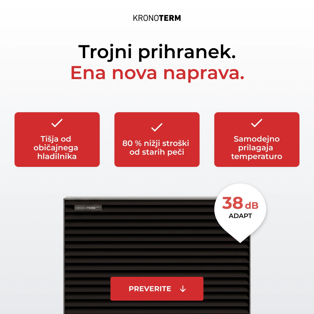 KRONOTERM performance design creatives & system for Meta: Kronoterm Ads creatives used on Meta platforms for the launch of the ADAPT 2 heat pump. by Nejc Ovnik (NEITS)