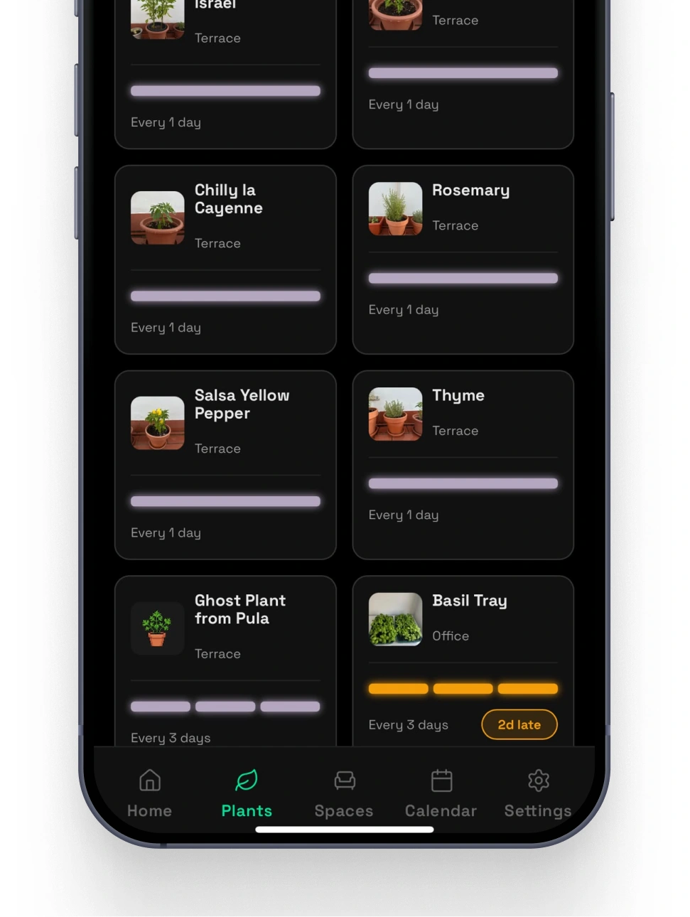 Mossumi plant care app design and development: Every plant has its own page by Nejc Ovnik (NEITS)