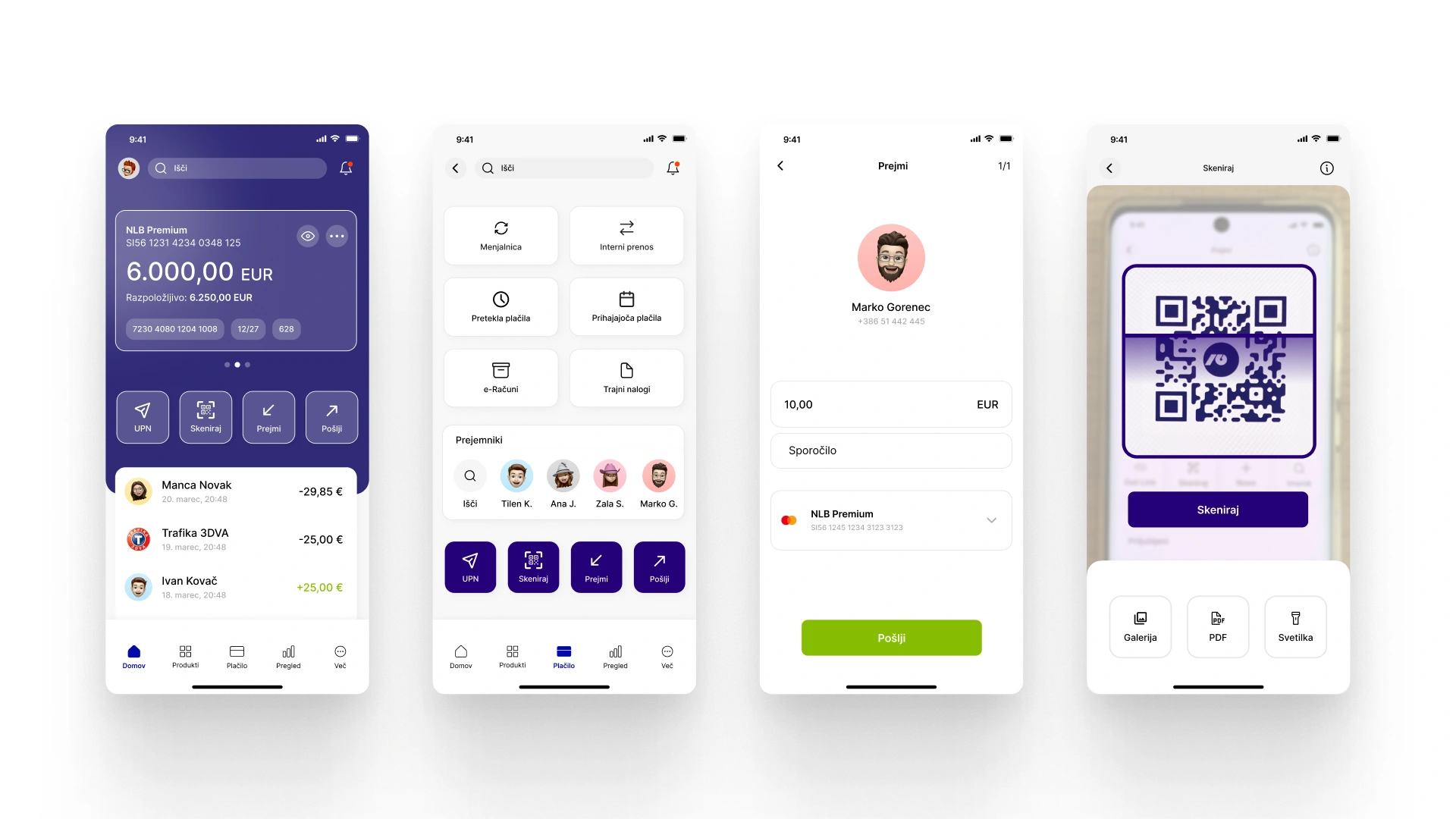 UI/UX redesign of Slovenia's most used banking app NLB Klik — Case Study Showcase by Nejc Ovnik (Neits)