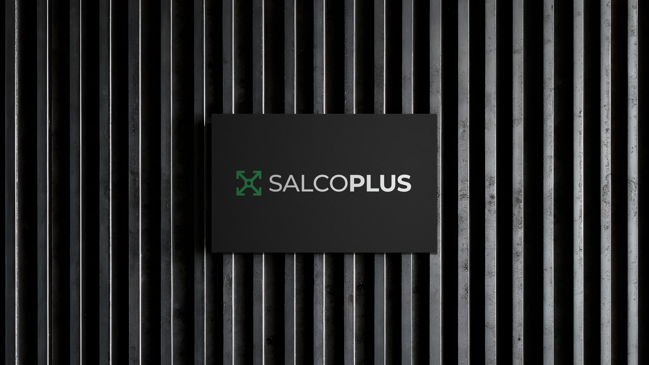 Visual identity redesign for a metal carpentry SALCOPLUS: The new SALCOPLUS logomark by Nejc Ovnik (NEITS)