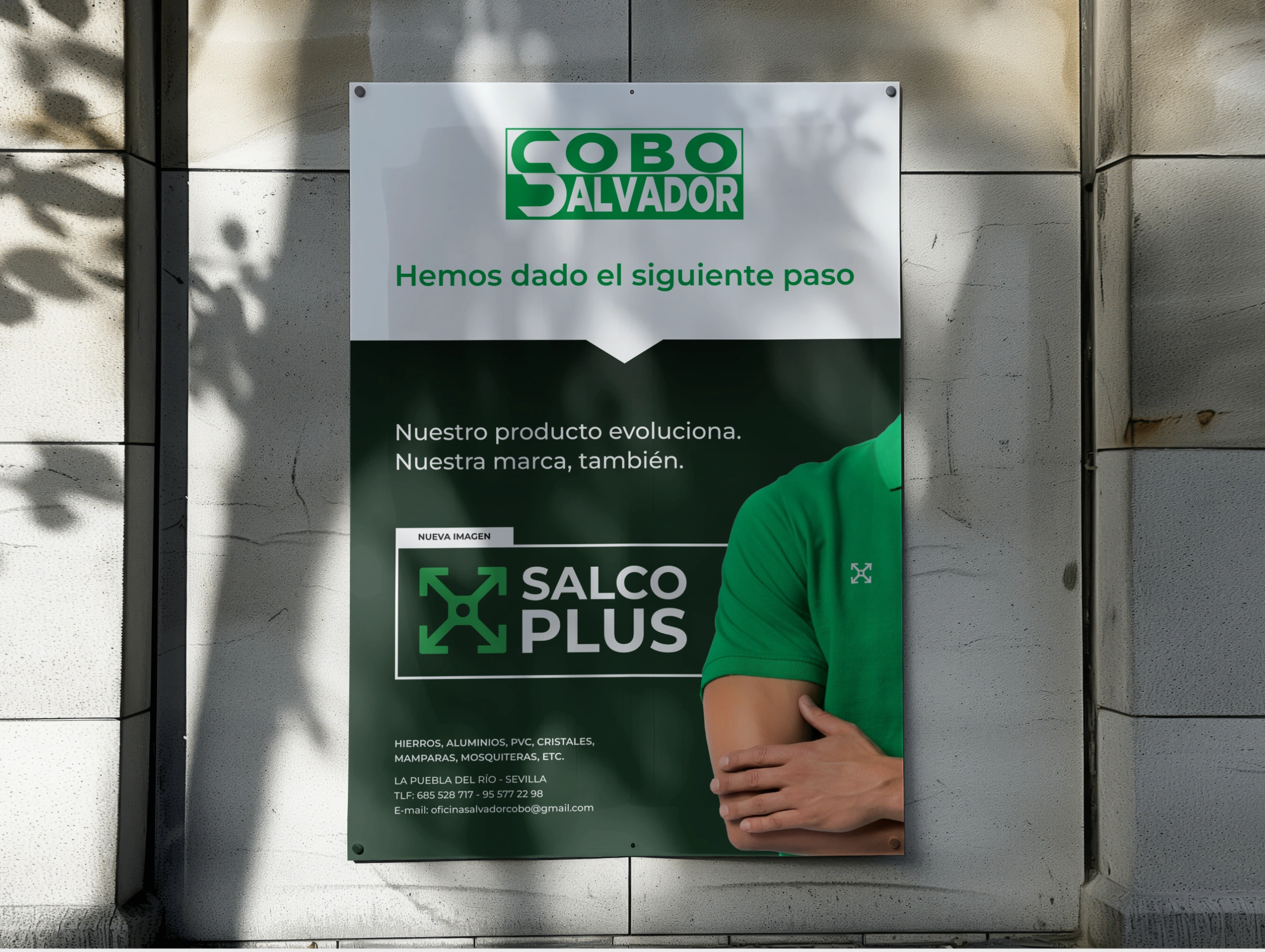 Visual identity redesign for a metal carpentry SALCOPLUS — Case Study Showcase by Nejc Ovnik (Neits)